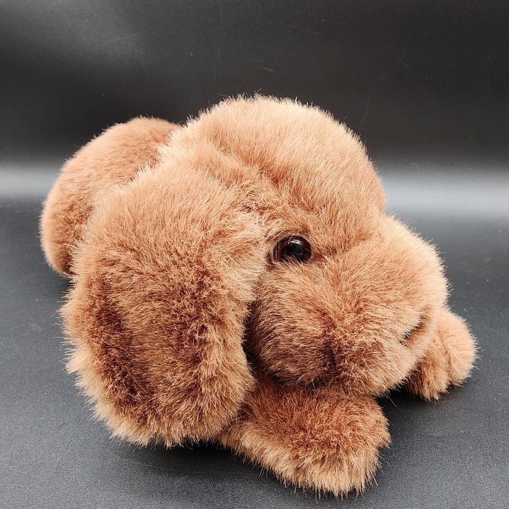 Applause Max Brown Puppy Dog VTG 1988 Bravo Woodland Floppy Ear Plush Toy
